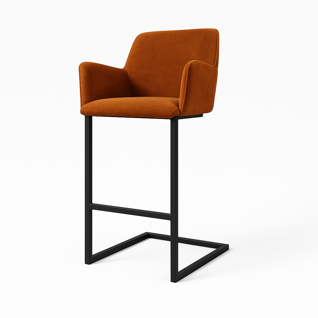 Barhocker aus Samt | Modell GIAN