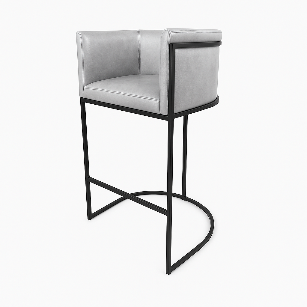 Barhocker aus Leder | Modell ENRI