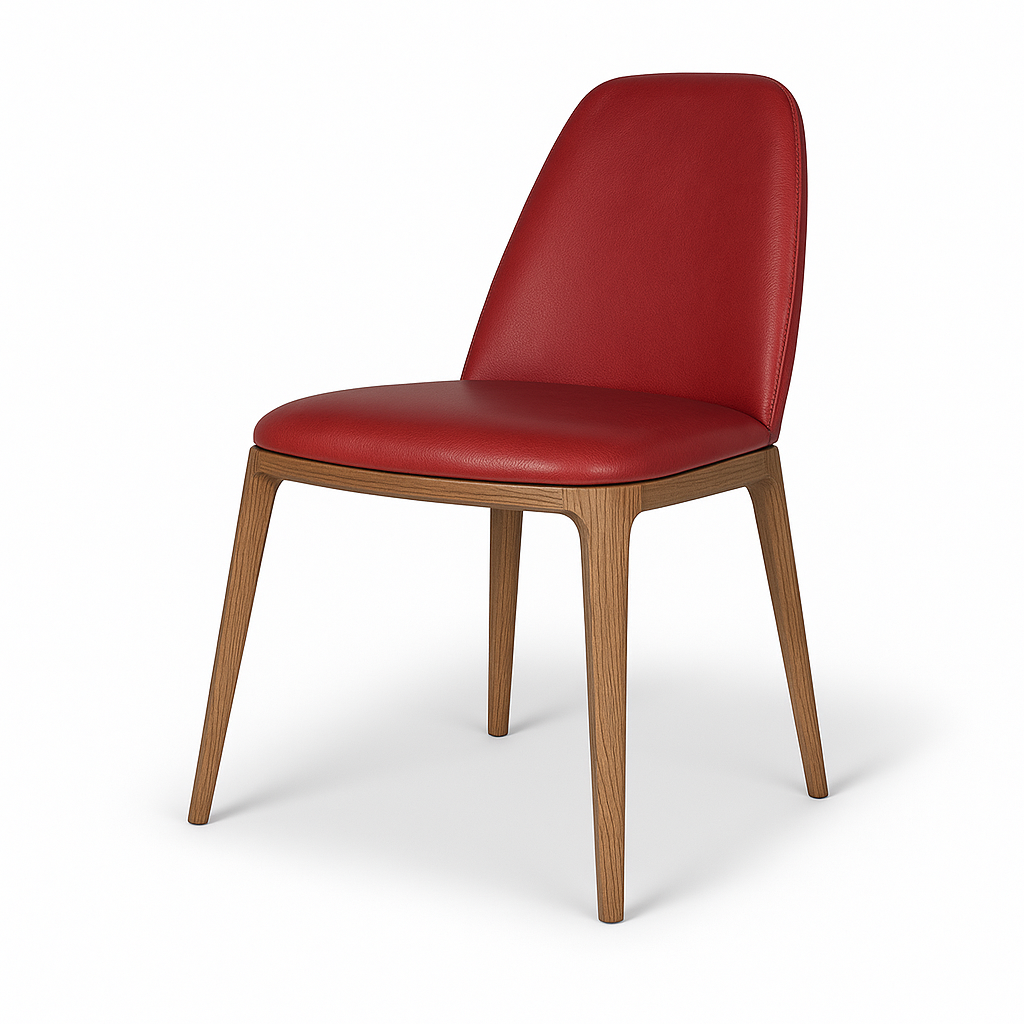 Stuhl aus Naturleder | Modell VIVI NA