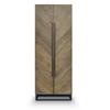 Massivholzschrank mit Metallgestell | Modell UVER